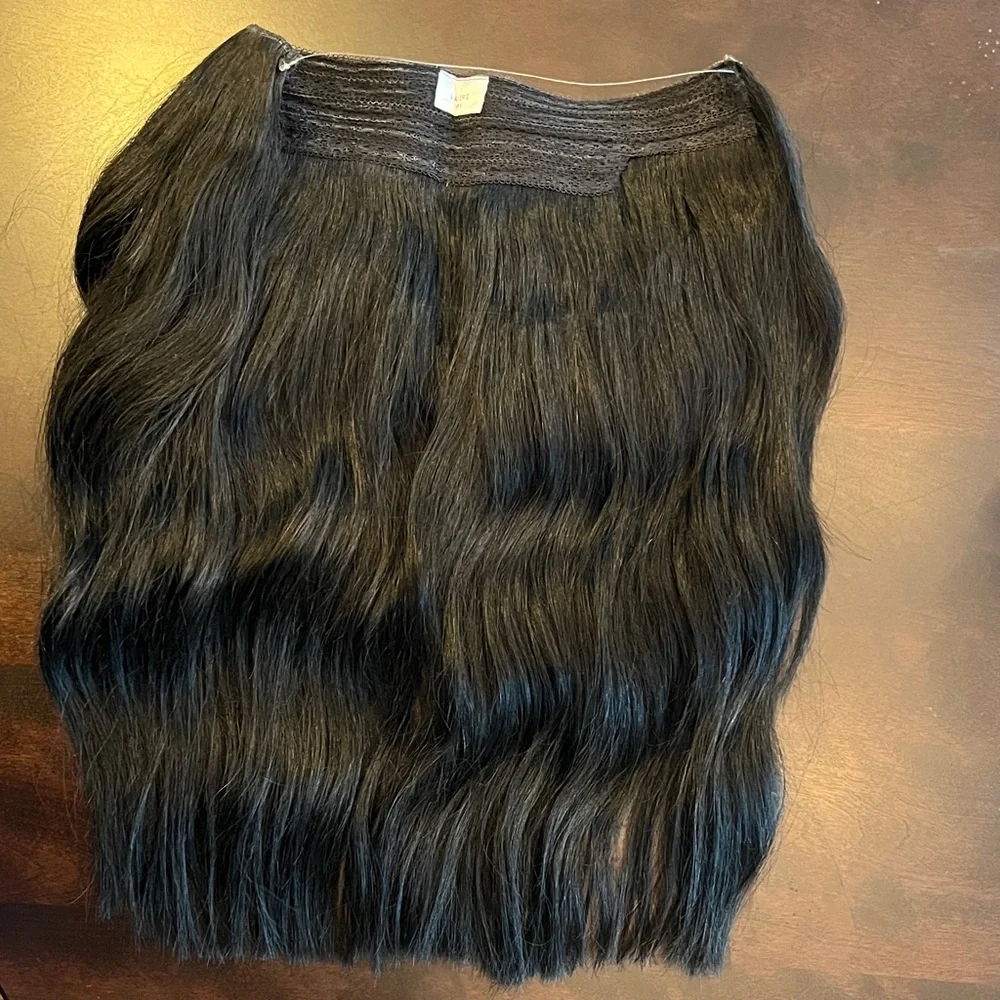 Hidden Crown Layers Halo Hair Extension Jet Black - Picture 5 of 10